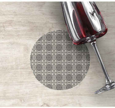 Elegáns kör dísz modern alátét - TenStickers