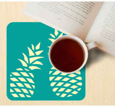 Untersetzer Modern Ananas liebe - TenStickers