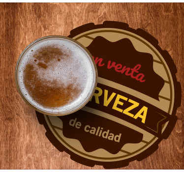 Pivní kvalitní pivní vinylové rohože - TenStickers