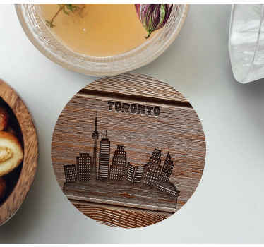 Laserskåret coaster vintage coaster - TenStickers