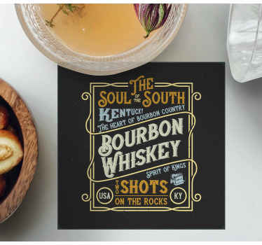 Staré vinylové podložky na whisky - TenStickers