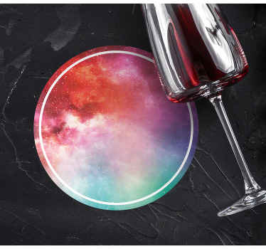 Posavasos moderno Impresión de galaxia - TenVinilo