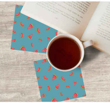 Søte vannmeloner flere glassbrikke - Tenstickers