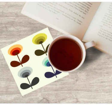 70-tals vintage blomunderlägg - Tenstickers