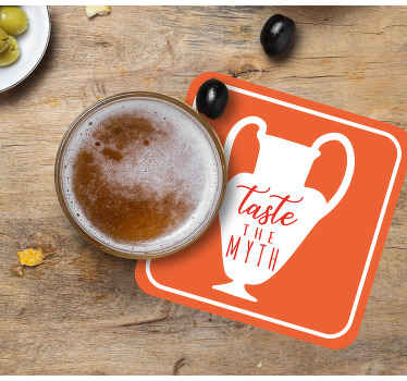 γευτείτε το μύθο βάζο vintage σουβέρ - TenStickers