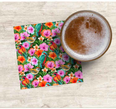 Untersetzer modern Tropische vögel - TenStickers