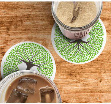 Elämän puu modernit lasinaluset - Tenstickers