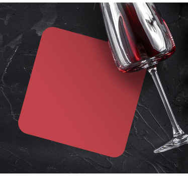 κόκκινο μοντέρνο ρόφημα ποτών βινυλίου - TenStickers