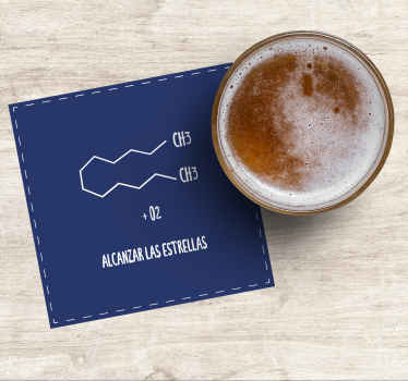 Posavasos frikis Alcanzar las estrellas en español - TenVinilo