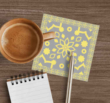 Pantone tiles pattern coasters - TenStickers