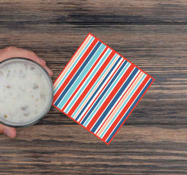 Bases para copos modernas produtode riscas finas - TenStickers