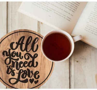 Bierdeckel sprüche gemütliche holzliebe zitate - TenStickers