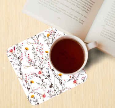 Sous-verre mignon de petites fleurs - TenStickers