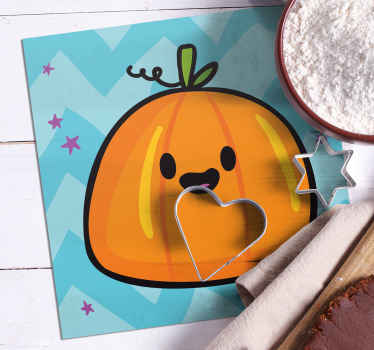 Pumpkin Halloween Halloween drink coaster - TenStickers