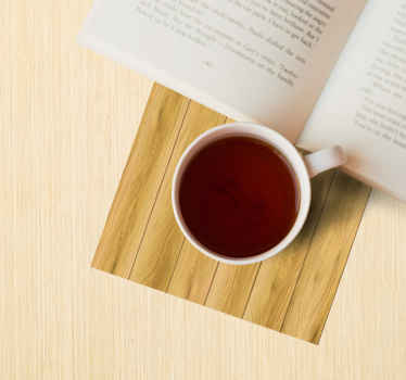 Reális textúra fa padló szöveg alátét - TenStickers