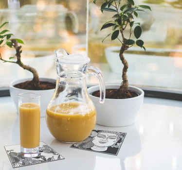 Buddha tile coasters canvas - TenStickers