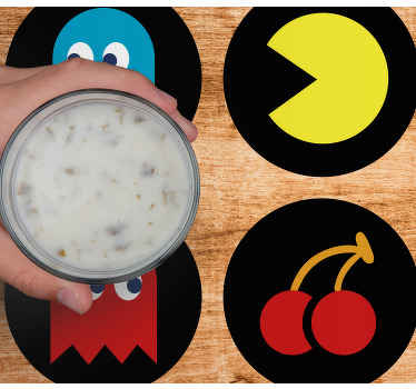 Posavasos frikis Juego de pac man - TenVinilo