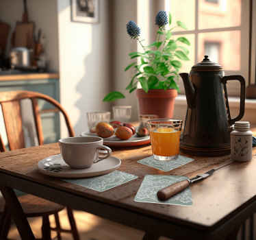 Dessous de verre vintage dentelle belge - TenStickers