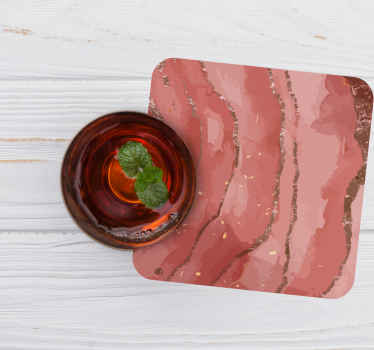 Svetleč roza podstavek z akvarelno teksturo - TenStickers