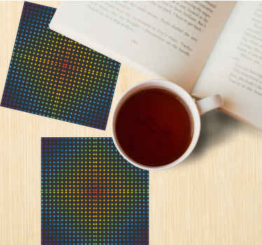 Regnbue mosaikk bakgrunn med farger underlag tekstur - Tenstickers