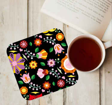 Untersetzer Vintage Polnische folklore-muster - TenStickers