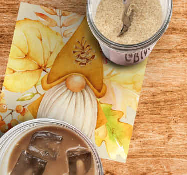 Magický trpaslík vintage dráha lidového umění - TenStickers