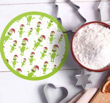 Καλά Χριστούγεννα με μάσκα προσώπου - TenStickers