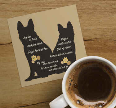 Citat- jeg har en hundetekniker - TenStickers