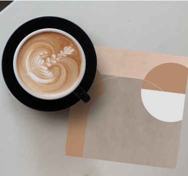 Düzensiz geometrik stil modern coaster - TenStickers