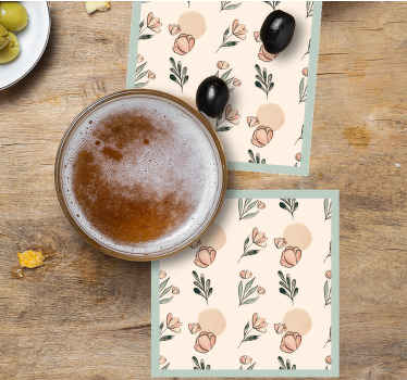 μοντέρνα παστέλ λουλούδια πιο σουβέρ - TenStickers