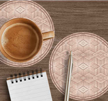 Vaalean puun tekstuurivaikutus tekstuuri lasinalunen - Tenstickers