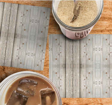 Valkoinen mänty puu vaikutus tekstuuri lasinalunen - Tenstickers