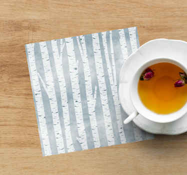 Bases para copos modernas Bétula estilo nórdico - TenStickers