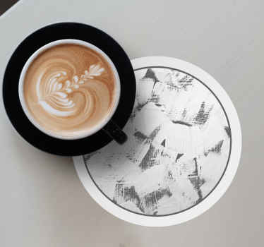 Uutta teollisuustyylistä betonia tekstuuri lasinalunen - Tenstickers