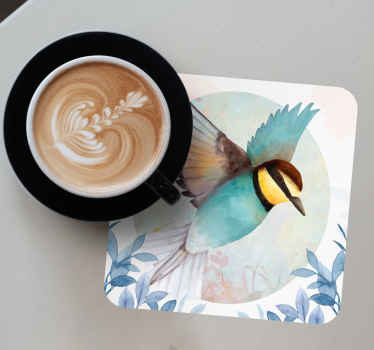 Dessous de verre moderne Oiseau artistique de style glamour - TenStickers