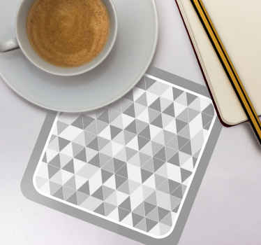 Suporturi pahare cu model triunghi geometric - TenStickers