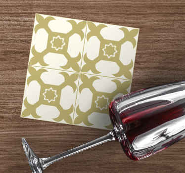 Lyst elegant flismønster underlag fliser - Tenstickers