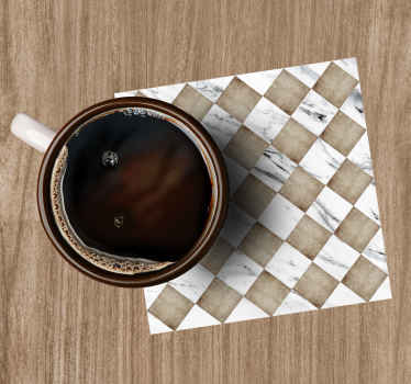 Sepia "gadir" flisebelægninger - TenStickers