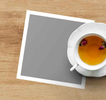 Nihai gri renkler modern coaster - TenStickers