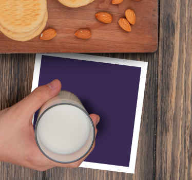 Faldskærm lilla farver moderne coaster - TenStickers