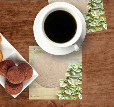 Naravni "boho" dekoracija tekstura podstavek - TenStickers