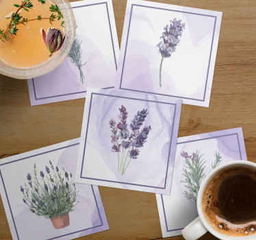 Dessous de verre motifs provençaux - TenStickers