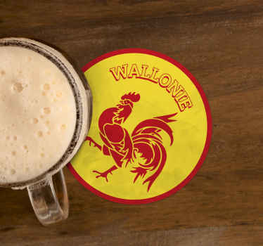 Dessous de verre Région Wallonne - TenStickers