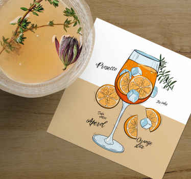 Aperol Spritz more coasters - TenStickers