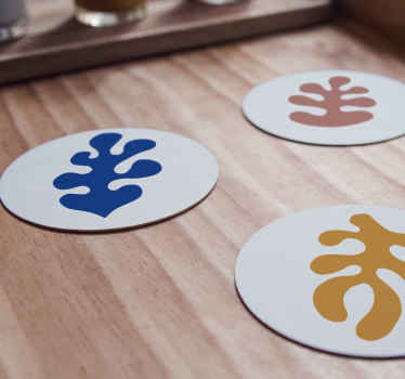 Dessous de verre art abstrait coloré - TenStickers