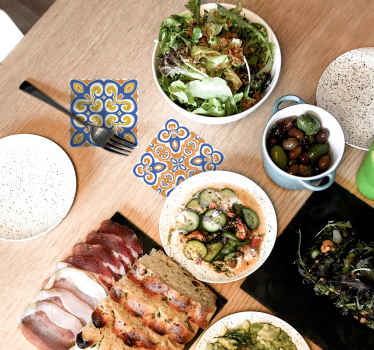 sottobicchieri tema Sicilia in vinile - TenStickers