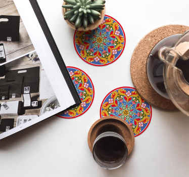 Sottobicchieri colorati e luminosi - TenStickers