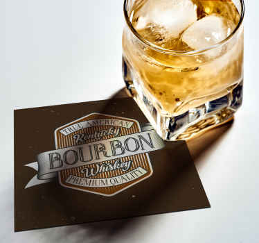 Kentuky Bourbon more coasters - TenStickers
