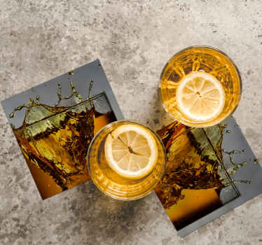 Bourbon Splash more coasters - TenStickers