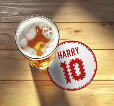 England football personalised coasters - TenStickers